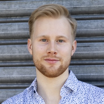 A picture of Jan Philip Wahle at age 26 in an industrial park close to Wuppertal, Germany.